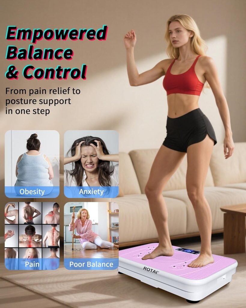 Rotai compact vibration platform under desk use