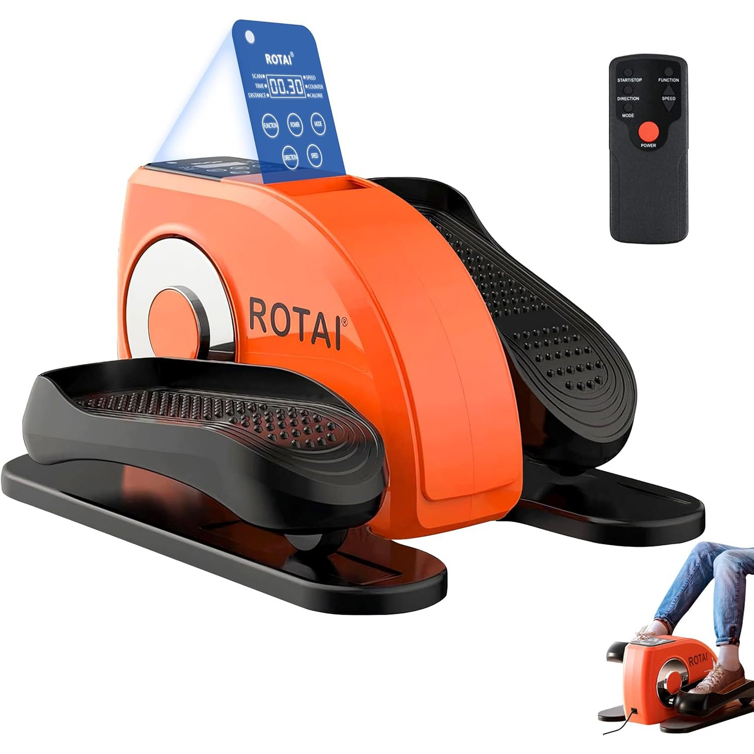 ROTAI Under Desk Elliptical Machine for Seniors